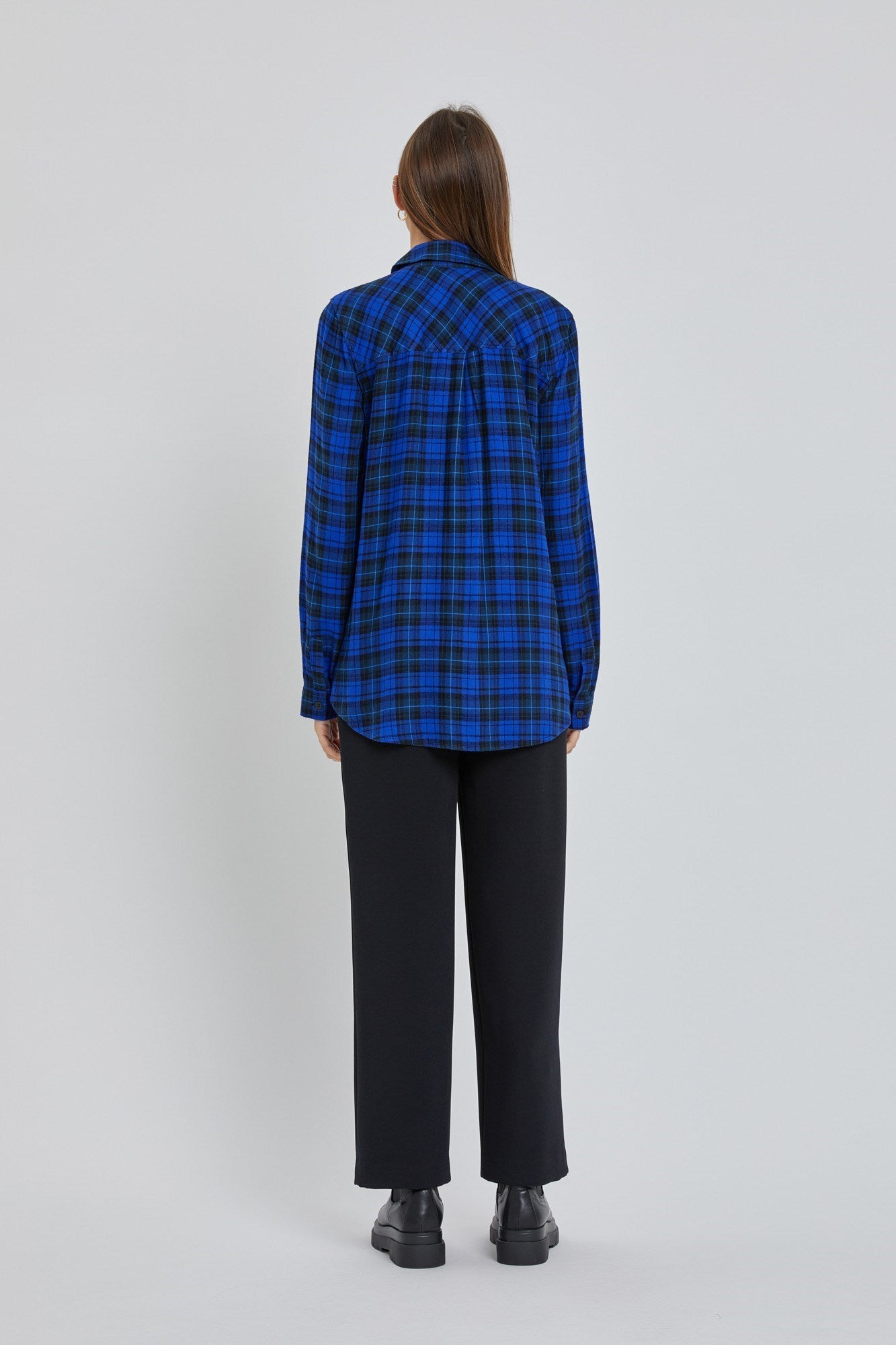 Chrissy Plaid Button Up
