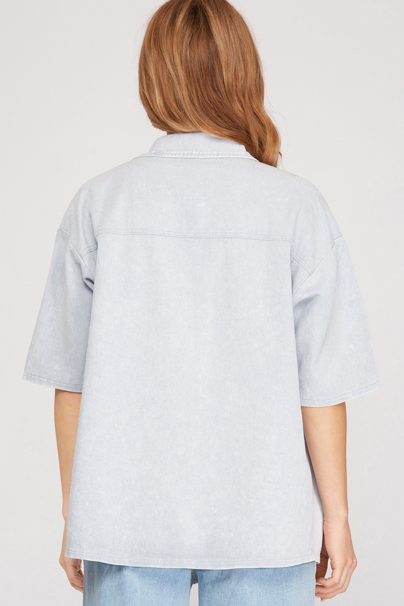 Stephanie Button Up Denim Shirt