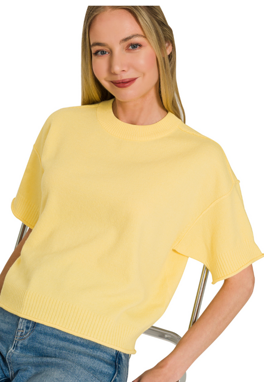Bridgette Butter Yellow Sweater