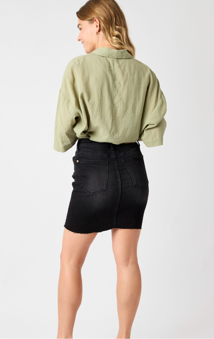 Judy Blue Rigid Magic Denim Skirt