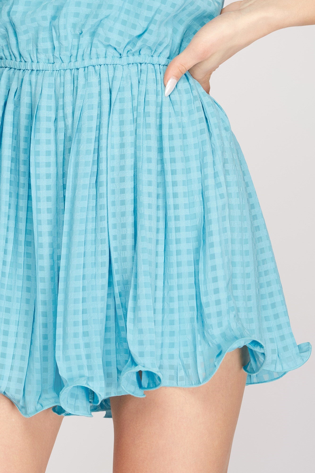 Alice Checkered Romper
