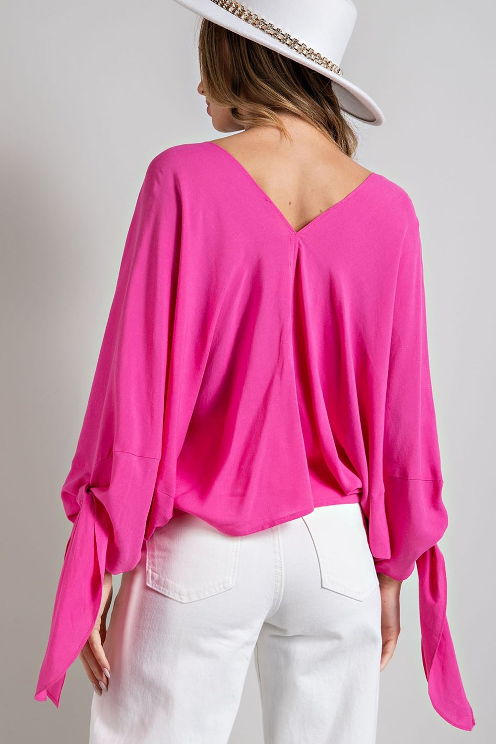 Leona Tie-Sleeve Top