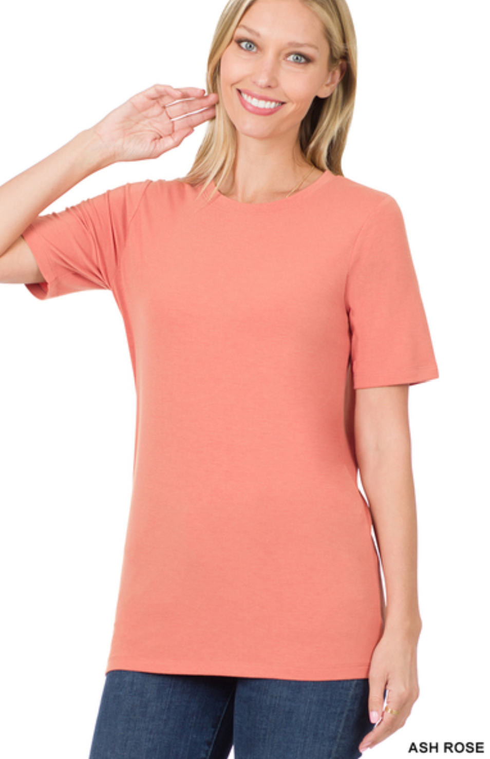 Basic tee- Scoop neck