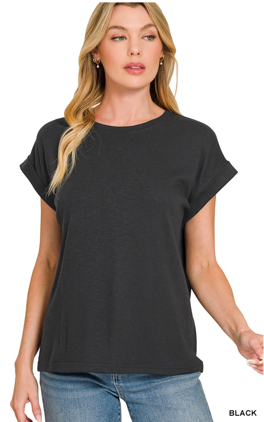 Caroline Cuffed Super Soft Tee