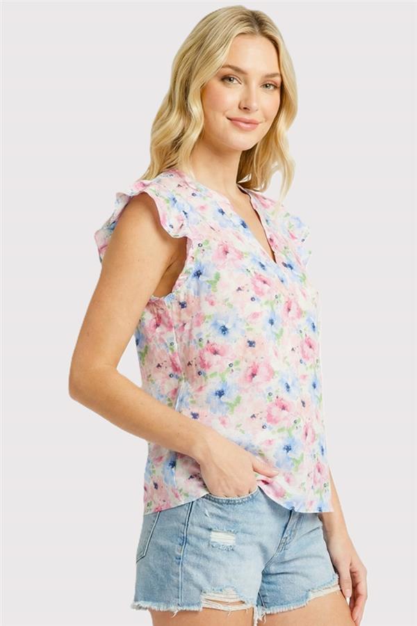 Fiona Floral Top