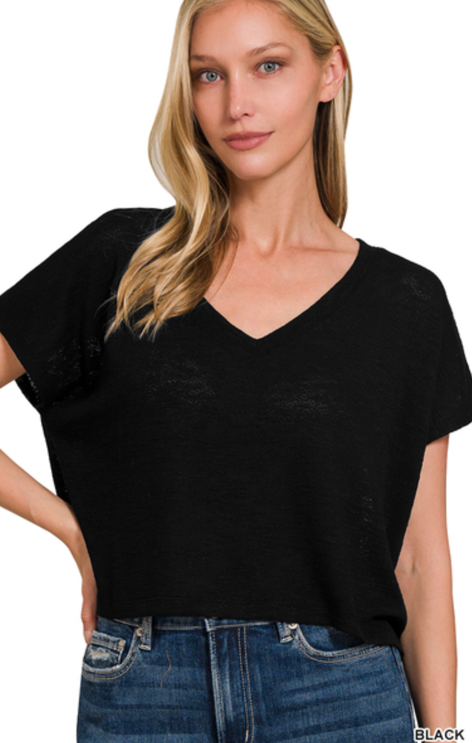 Kylie Cropped Knit Top