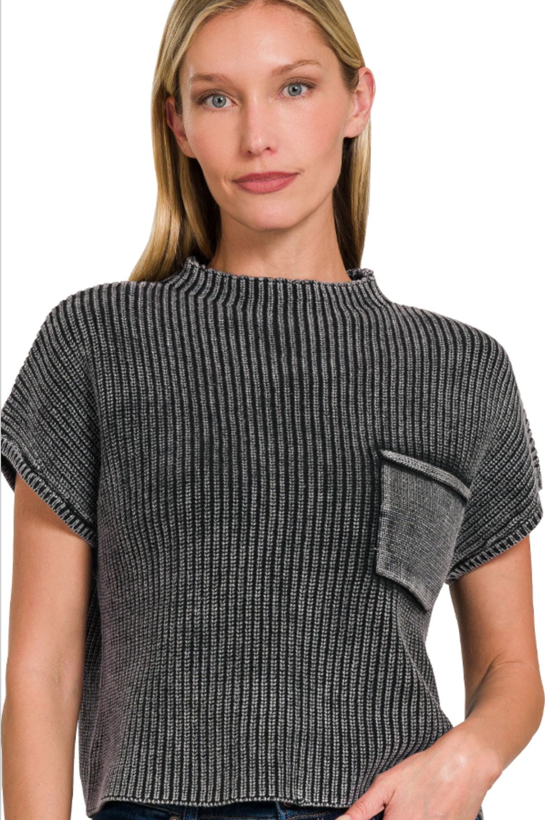 Mena Mock Neck Sweater