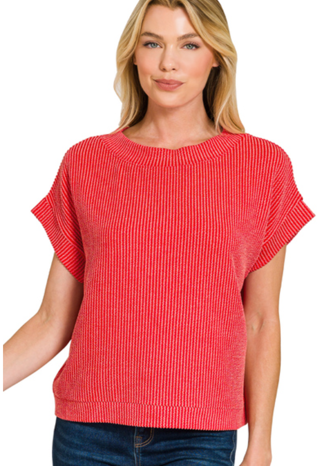 Crissy Raised Ribbed Top