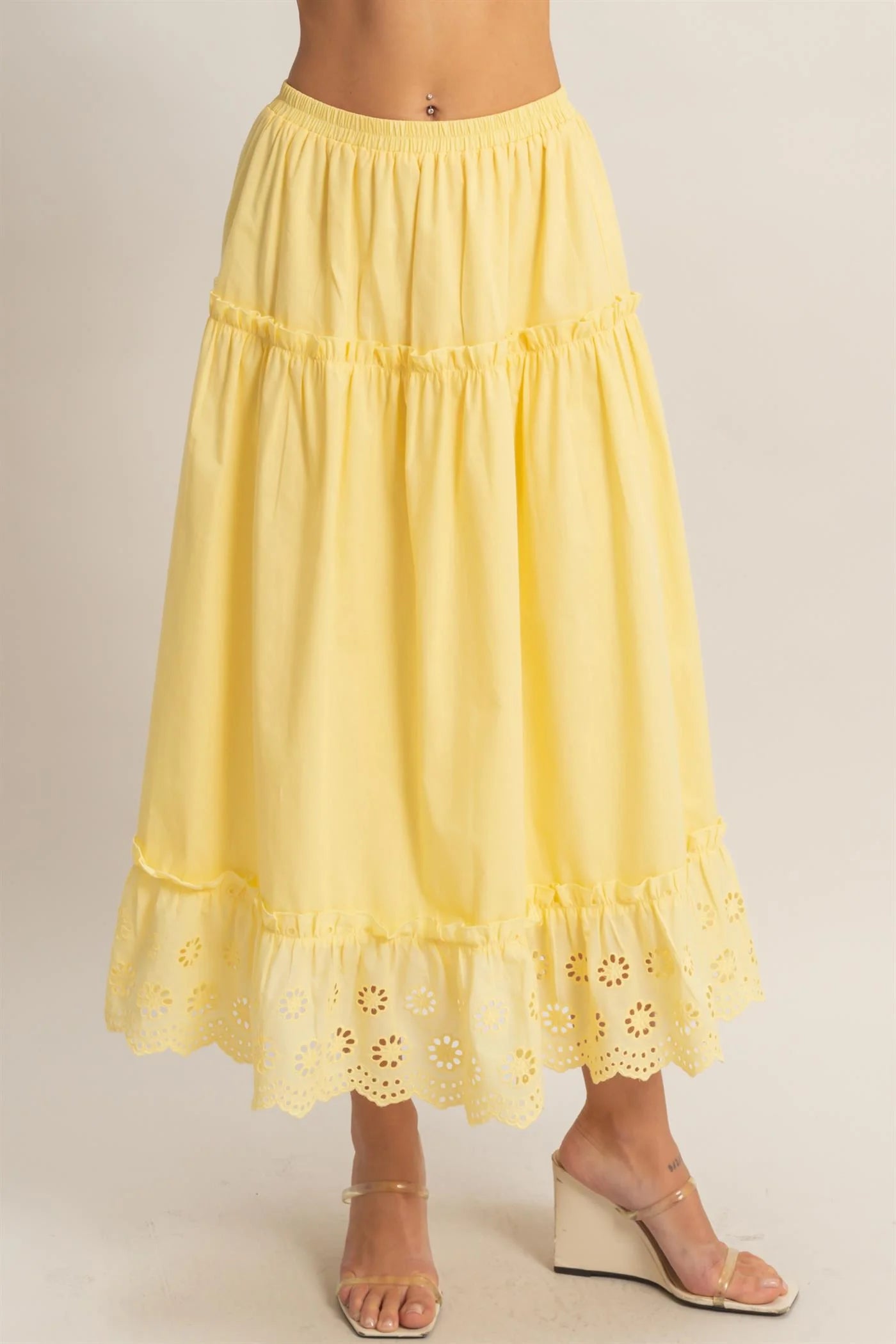 Indie Eyelet Skirt