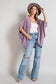Jenessa Open Front Dolman Cardigan