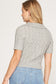 Lillian Grey Short Sleeve Sweater