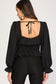 Angie "Night Out" Smocked Waist Top