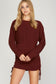 Anna Ruched Knit Dress