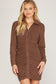 Nicole Long Sleeve Shirred Dress