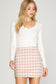 Jenna Plaid Mini Skirt