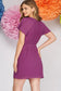 Lilah Pleated Dress with Tie- Waist