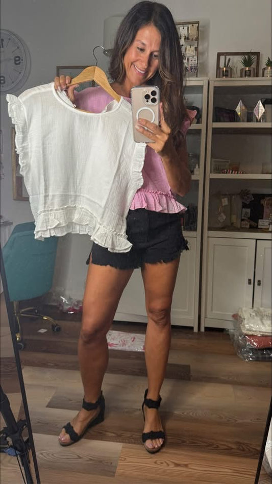 Jill Sweet Ruffle Top