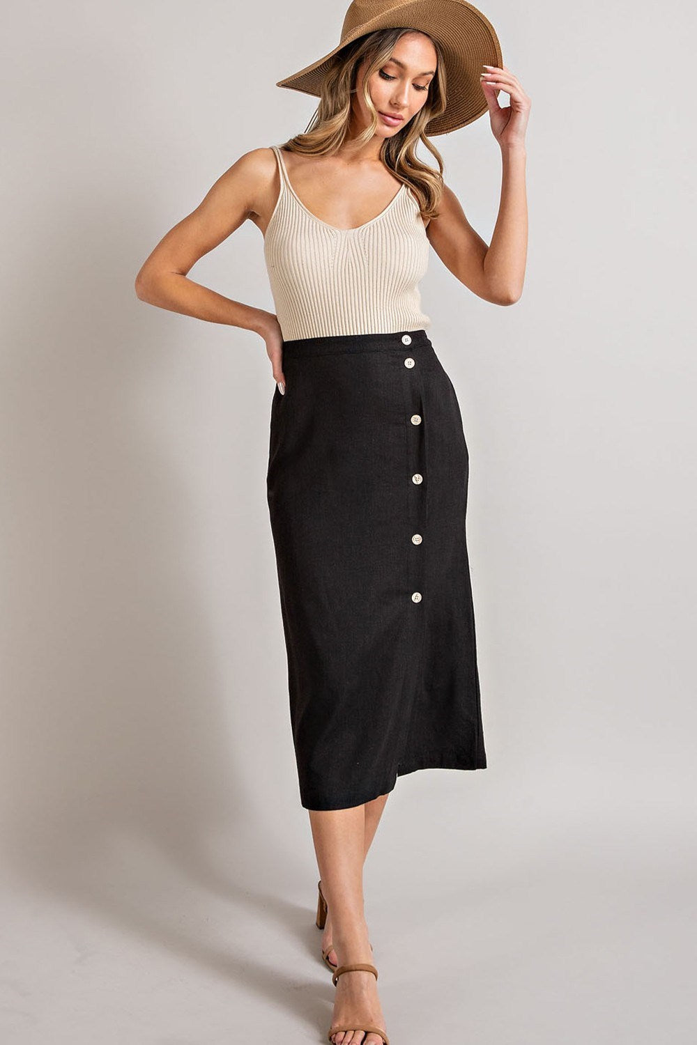 Lilly Button Down Skirt