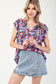 Sarah Floral Ruffle Top