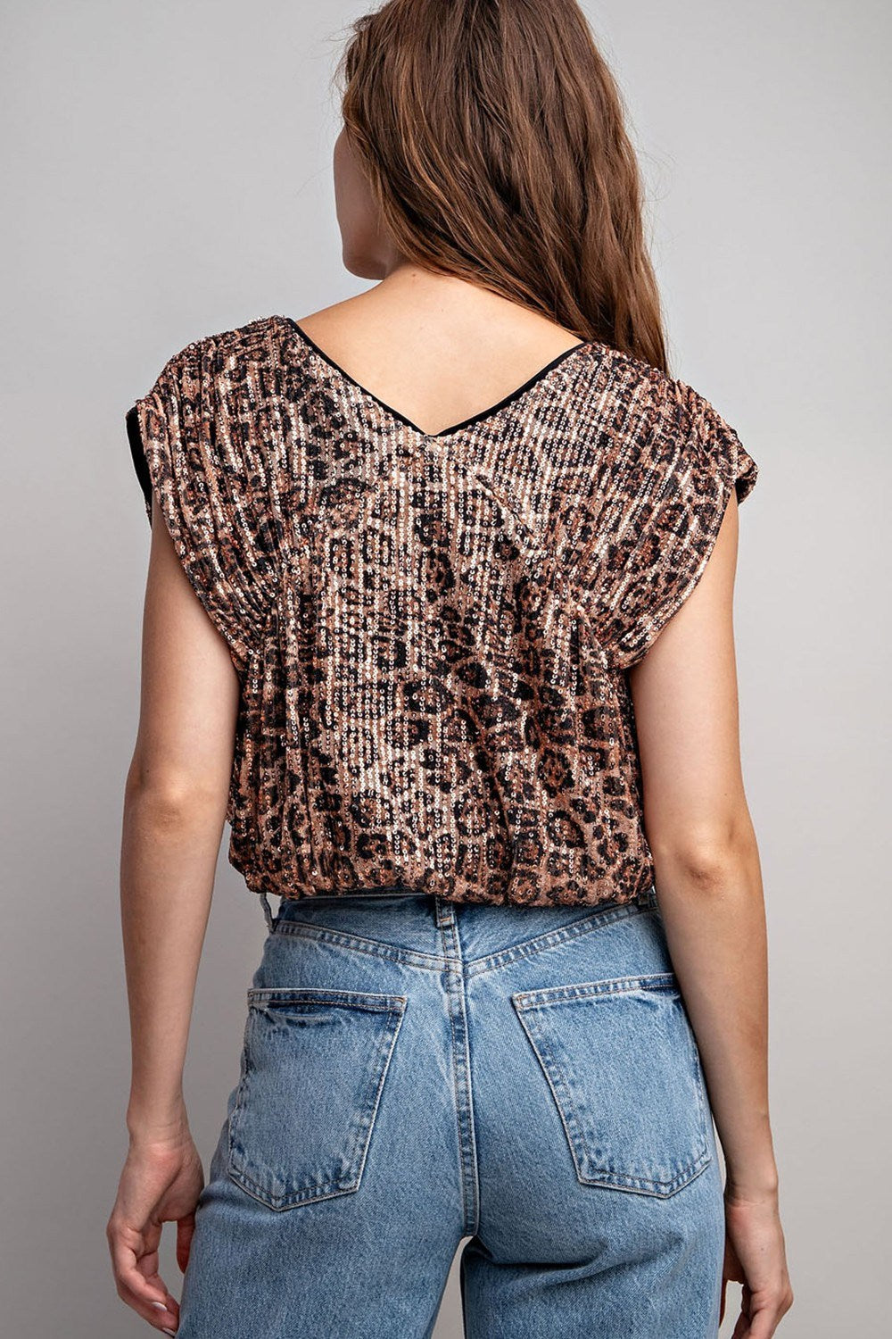 Sparkly Leopard Bodysuit