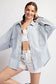 Sara Mineral Washed Chambray Jacket