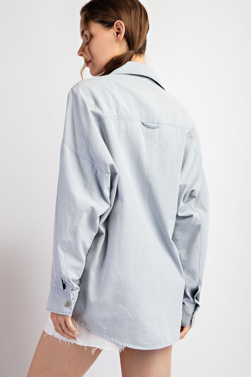 Sara Mineral Washed Chambray Jacket