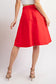 Abby A-Line Midi Skirt
