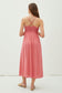 Jeni Linen Blend Midi Dress