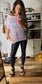 Metallic Thread Crochet Knit Sweater Top