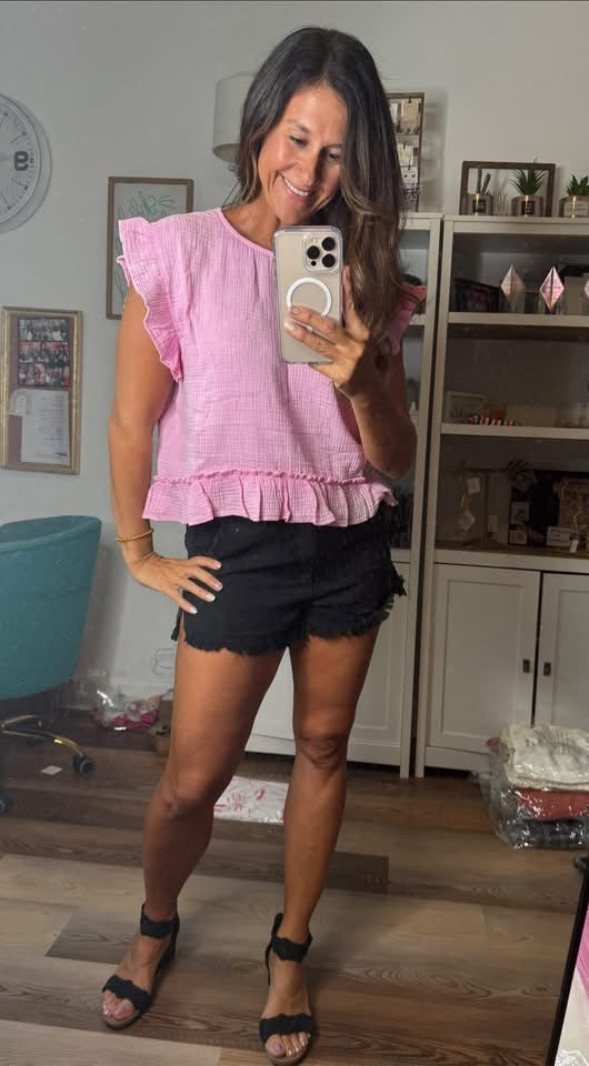 Jill Sweet Ruffle Top