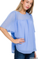 Dana Swiss Dot Short Sleeve Top