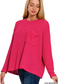 Jeni Drop Shoulder Jacquard Top