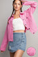 Cotton Candy Distressed Jacket