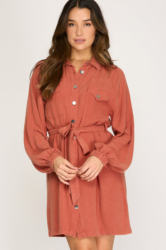Charlotte Tie-Waist Dress