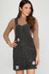 Kylie Denim Overall Dress