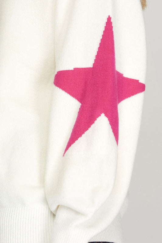 Katie Star Elbow Patch Sweater