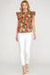 Fiona Flutter Sleeve Floral Top