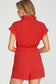 Lorri Red Tie-Waist Romper
