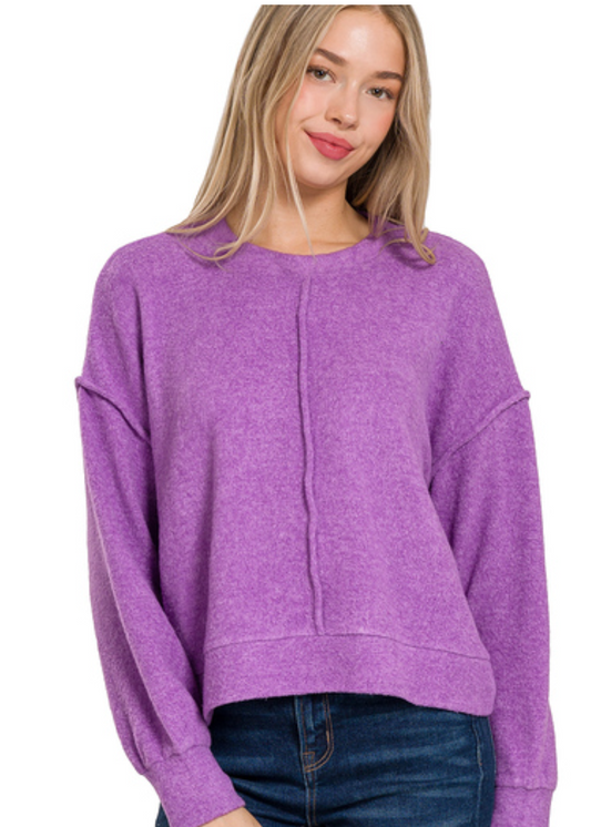 Vienna Brushed Melange Pullover