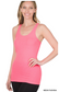 Basic Ribbed Racerback Tank