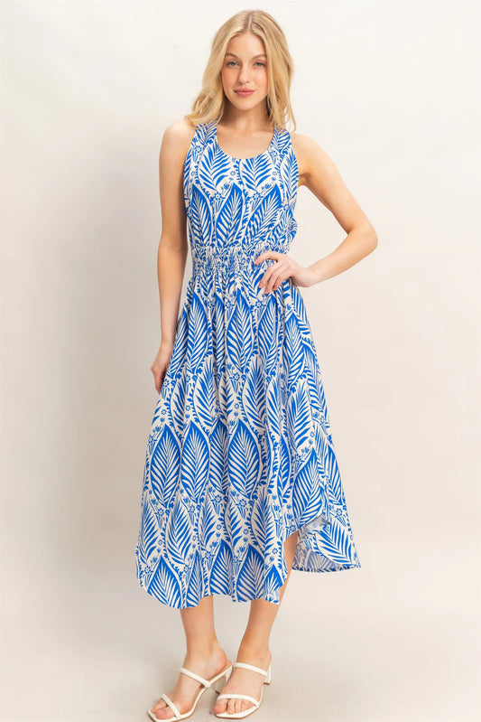 Paige Smocked Waist Midi Dress