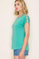 Delilah Button Sleeve Tee