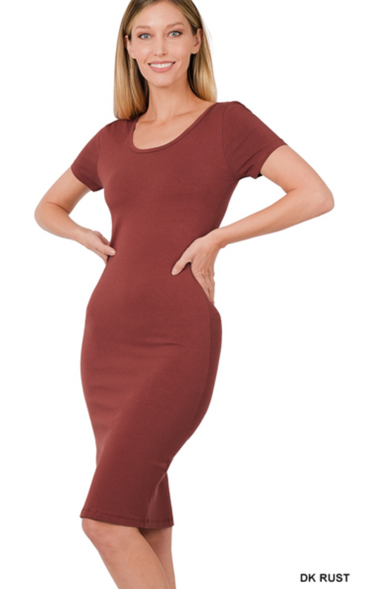 Stacy Classic Midi Dress