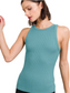 Ribbed Crew Neck Tank