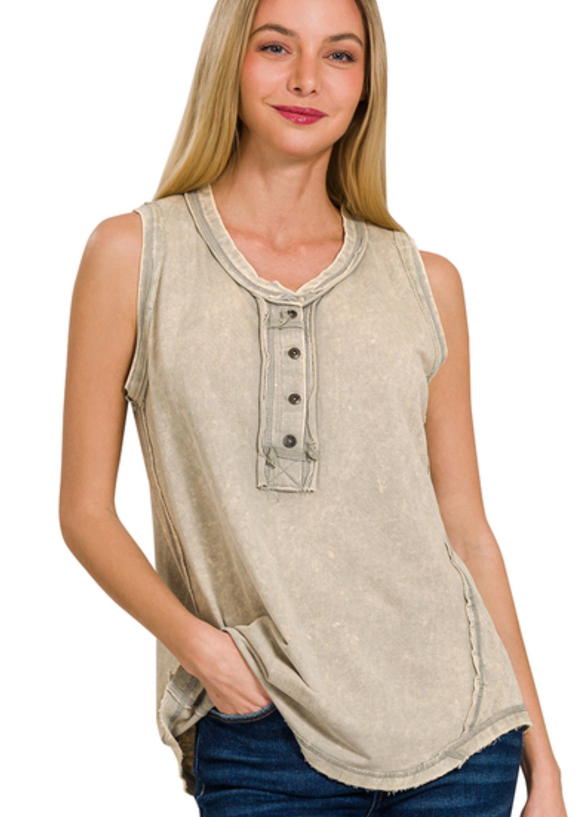 Havana Henley Tank