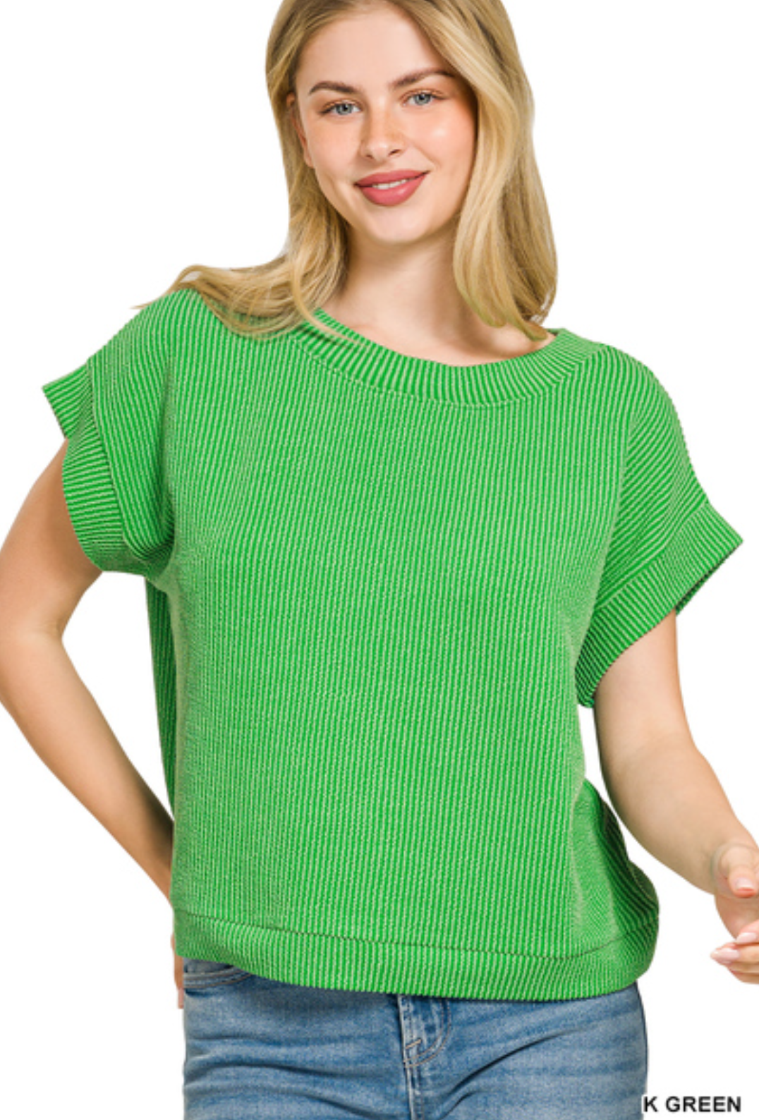 Crissy Raised Ribbed Top