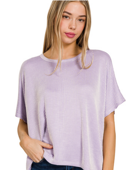 Noel Raised Ribbed Tee