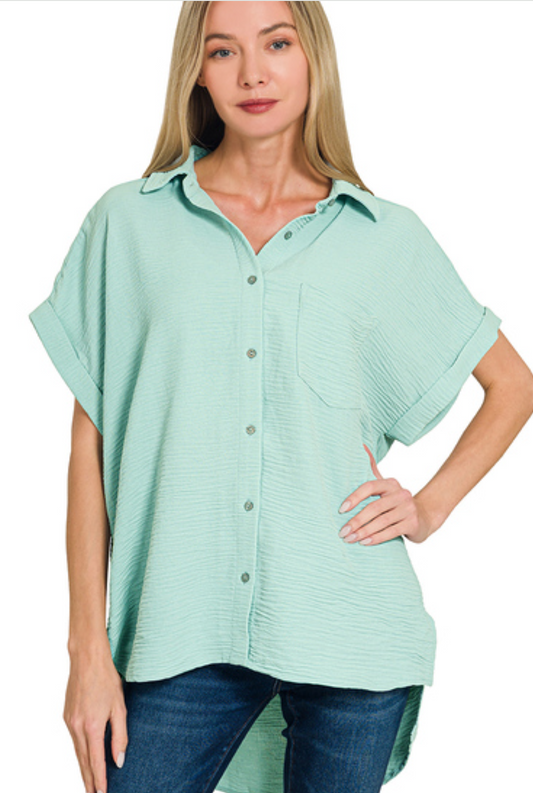 Gabby Button Up Top