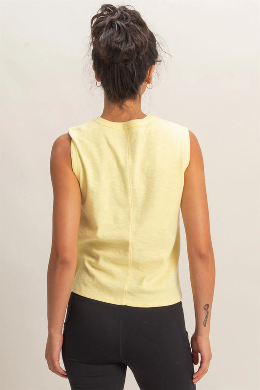 Sleeveless Pocket Tank