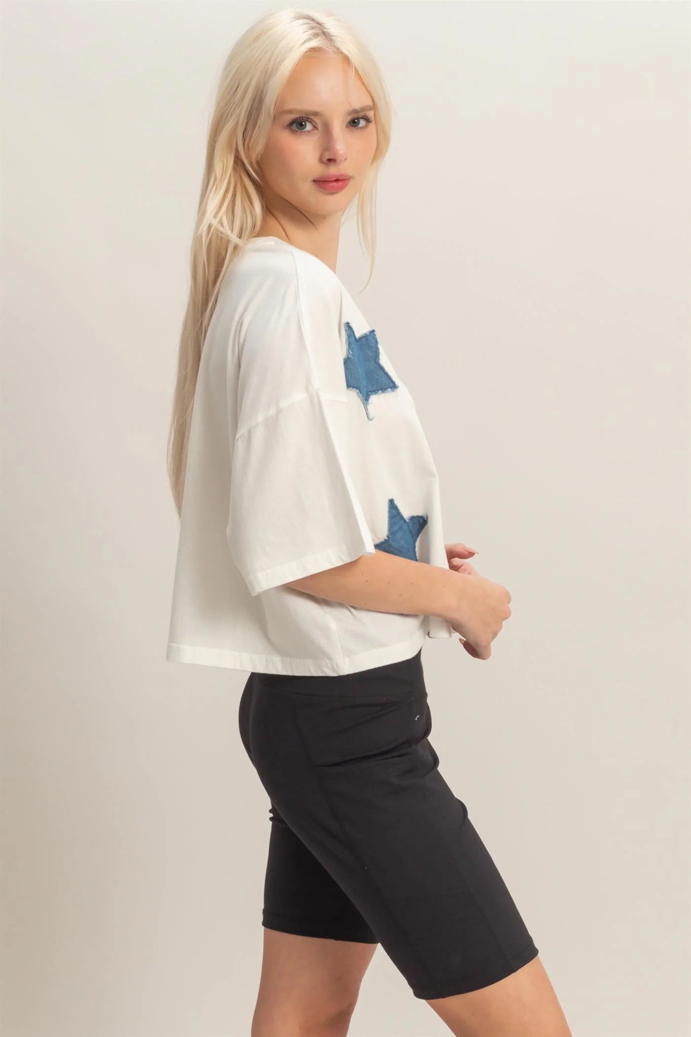 Raw Edge Star Top